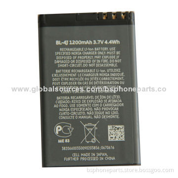 Well Tested Li-ion Battery BL-4J for Nokia, Good Quality with Good Warranty